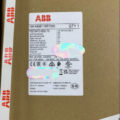 ABB软启动器PSTX470-600-70