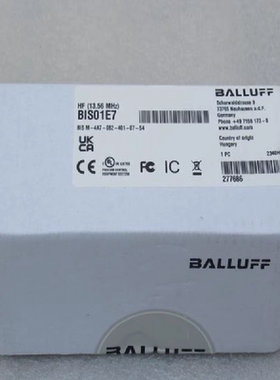 BALLUFF巴鲁夫高频读写头 BIS01E7 BIS M-4A7-082-401-07-S4