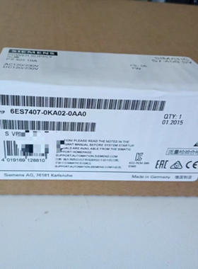 SIEMENS/西门子6ES7407-0KA02-0AA0电源模块10A)6ES74070KA020AA0