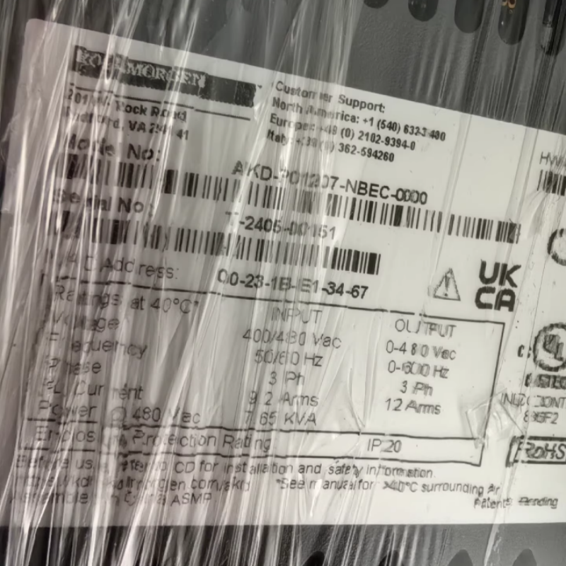 KOLLMORGEN科尔摩根伺服驱动器AKD-P01207-NBEC-0000