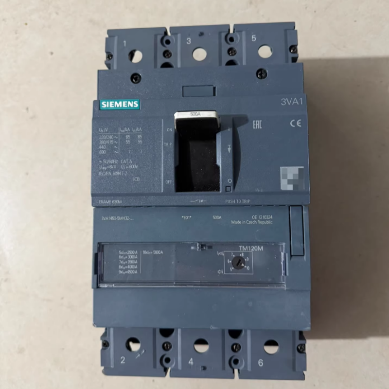 SIEMENS/西门子塑壳断路器3VA1450-5MH32-0AA0 3 P，500 A