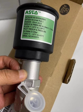 E290A399VI,美国ASCO气控角座阀,G1/2'螺纹