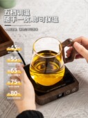 加热杯垫可调温度家用茶加热器茶绝缘底座55度热牛奶咖啡工艺品加