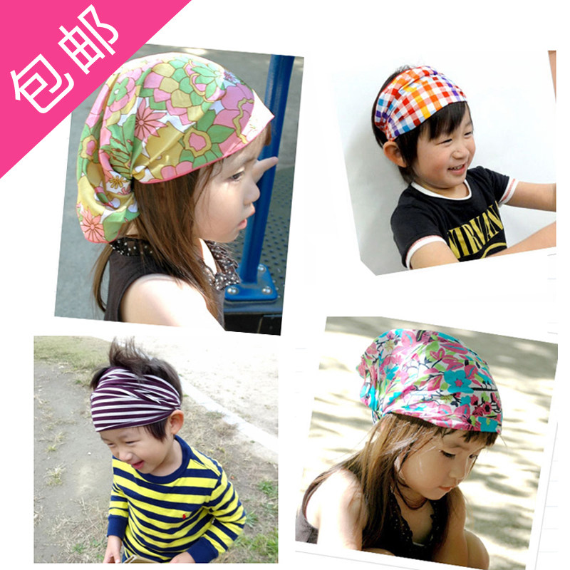 韩国儿童发带男女童头饰潮流头巾透气发箍亲子发饰夏季3岁至成人