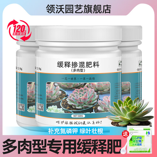 多肉专用控释肥料生根增色颗粒肥