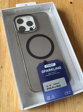 X-LEVEL适用晶莹16promax手机壳透明磁吸无线充电16pro超薄PC高透iPhone16全包硬壳磁吸防摔保护套正品