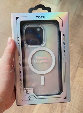 TOTU晶盾磁吸无线充电适用苹果14全包手机壳iphone14promax防摔保护套14pro清水壳