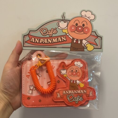 全新面包超人咖啡厅限定系列皮质卡套挂绳卡包车卡饭卡证件保护套