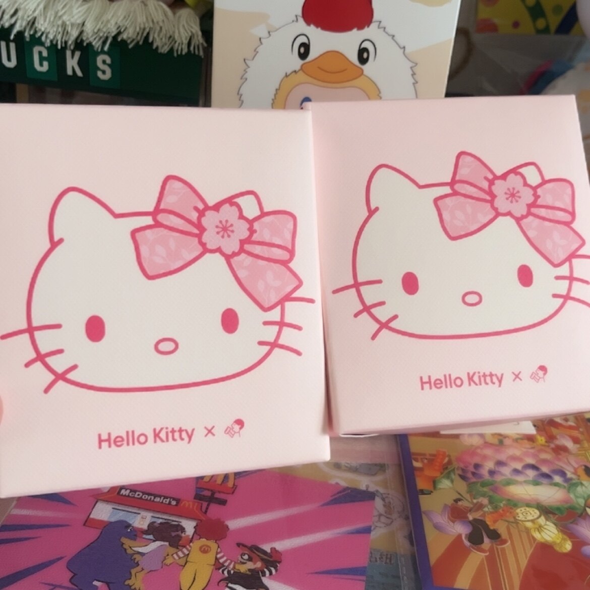 全新喜茶联名三丽鸥hellokitty毛绒挂件芭乐茶杯毛公仔玩偶包挂件图片