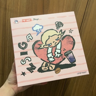 全新瑞幸咖啡联名泡泡玛ZSIGA特陶瓷杯碟套装咖啡杯马克杯popmart