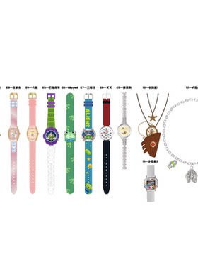 新品 名创优品MINISO迪士尼玩具总动员系列腕表盲盒潮玩儿童手表