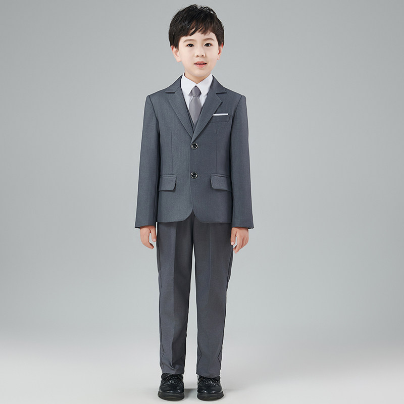 周岁礼服男宝宝小西装生日帅气英伦风男孩花童婚礼儿童西服套装男