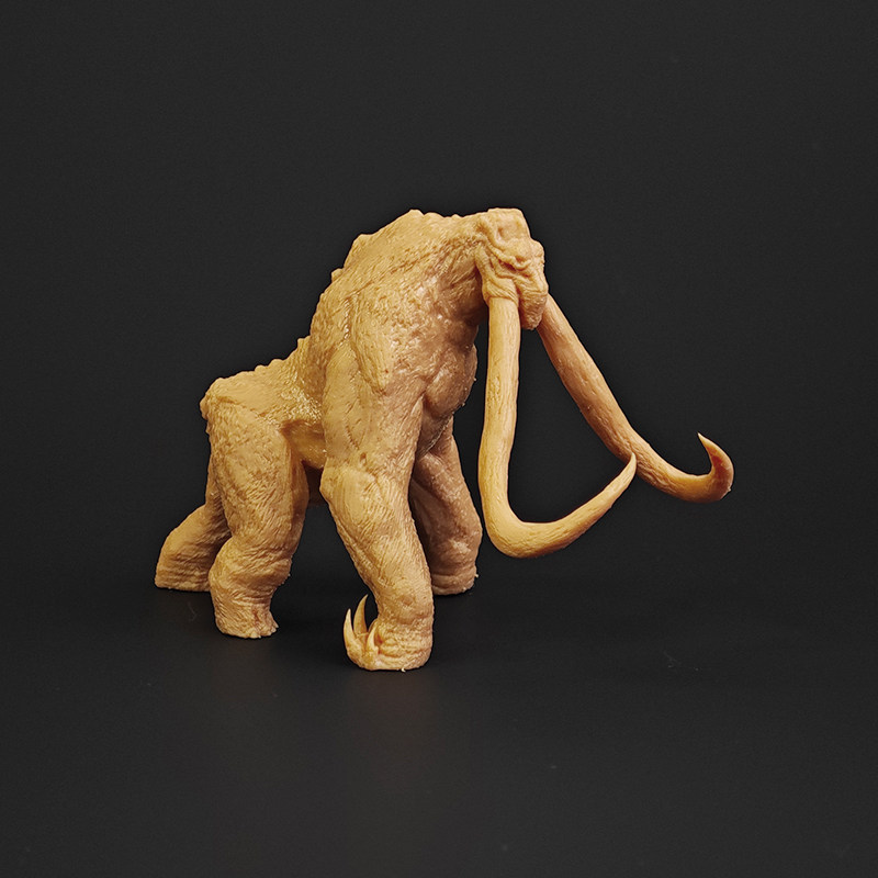 哥斯拉怪兽宇宙ex泰坦巨兽贝希摩斯gk手办白模树脂模型摆件