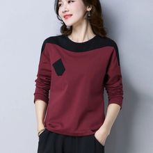 休闲百搭显瘦打底衫 韩版 女装 宽松短款 207 2019秋装 T恤女长袖 新款