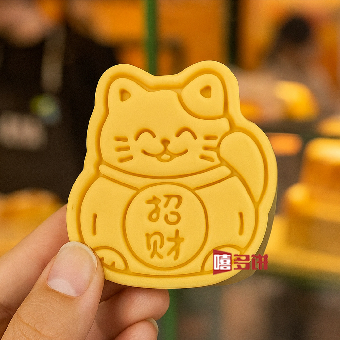 新年招财猫祝福语文字饼干模具一夜暴富发财黄油曲奇3d立体diy模,厨房/烹饪用具,烘焙模具,淘宝优惠券,粉丝福利购,淘宝优惠卷