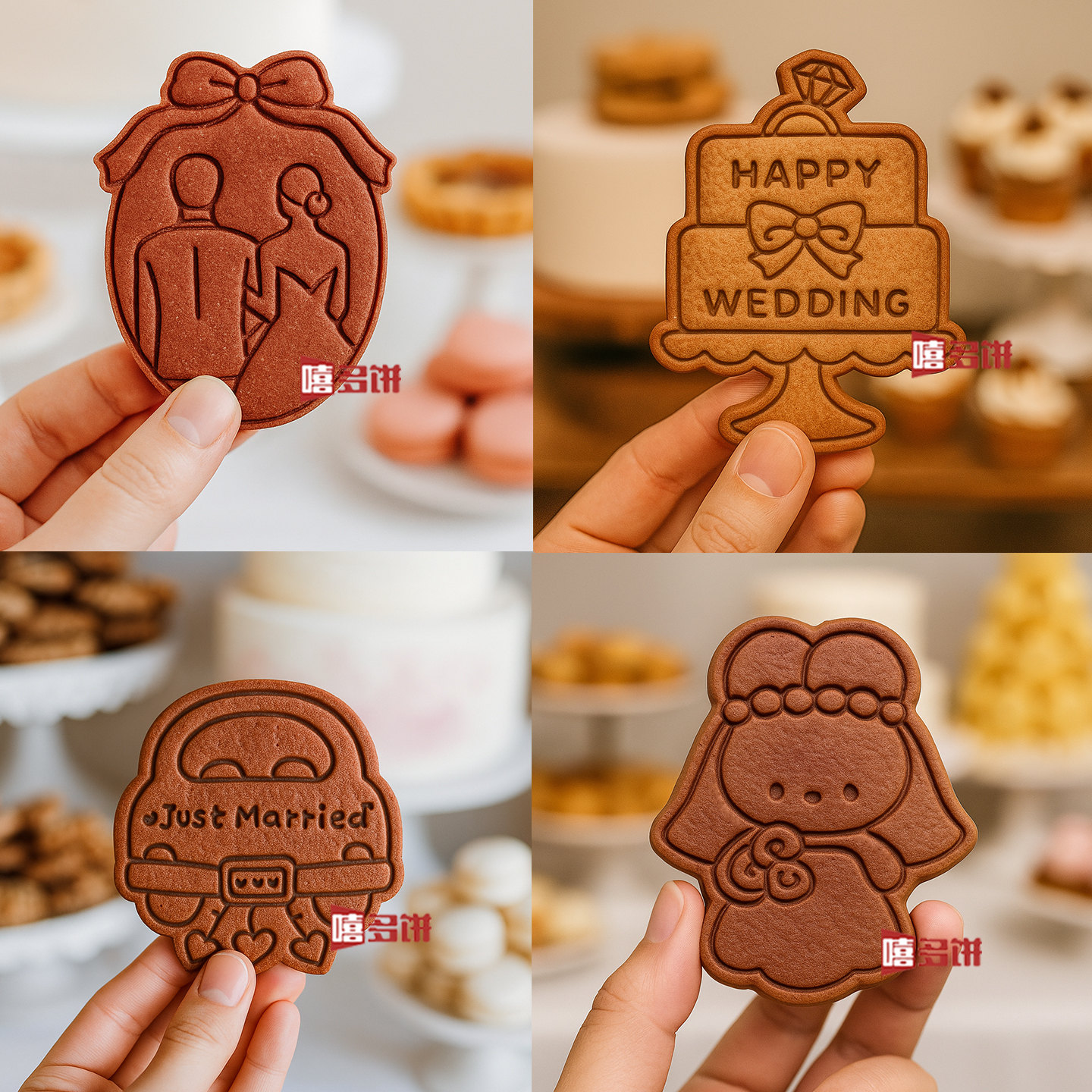 结婚婚礼甜品台饼干模具