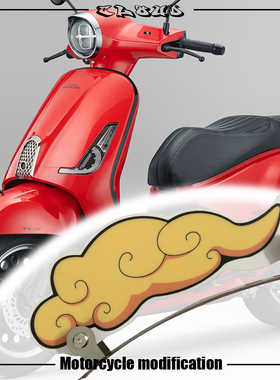 适用于本田ns150la自由t50豪爵lumi125改装个性挡泥板风刃装饰牌