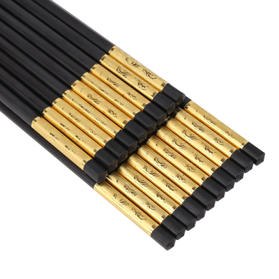 防滑耐高温不变形酒店合金筷子