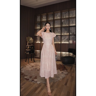 七爷定制 显瘦气质重工连衣裙45147 国内设计师品牌