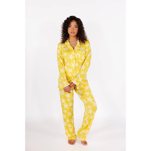 欧美轻奢柔软舒适重磅莫代尔亲肤套装睡衣家居服女士 外贸原单