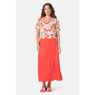 有大码 欧美风夏季 女 上衣 圆领宽松休闲印花短袖 T恤