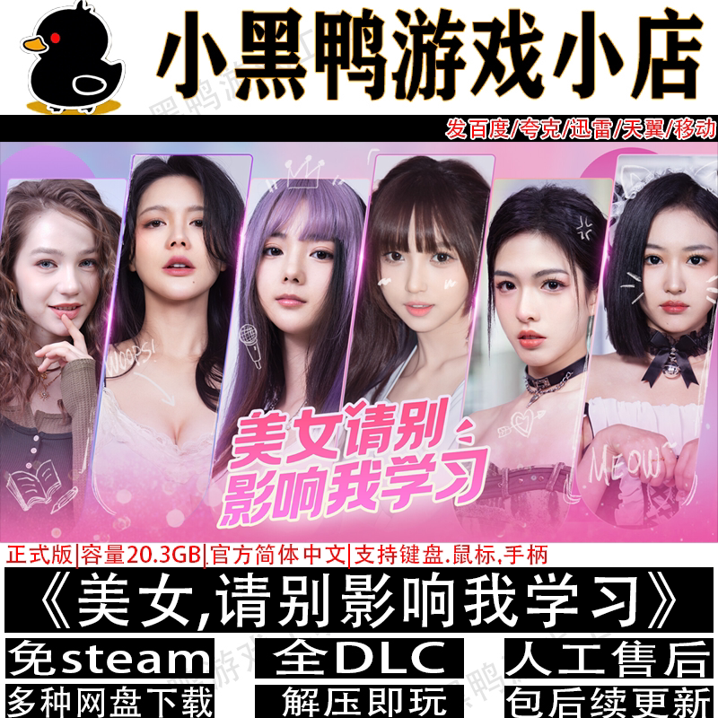 美女,请别影响我学习免steam中文PC电脑单机游戏网盘下载解压即玩