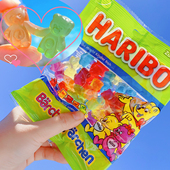 情人节恋爱告白糖果 哈瑞宝拉手小熊橡皮糖一半酸一半甜 德国进口