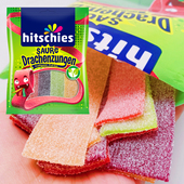 德国Hitschler龙舌兰酸味条彩虹混合味莓味小红书同款 胶囊软糖果