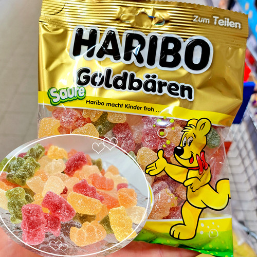 德国进口哈瑞宝小熊酸味水果糖