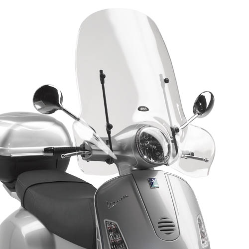 GIVI意大利进口摩托车前风挡 适用比亚乔Vespa 150/300春天/冲刺图片