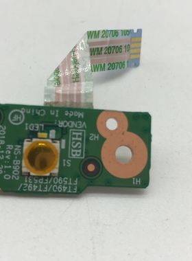 Thinkpad 联想 T490 P43S 开机板 笔记本开关小板02HK991 NS-B902