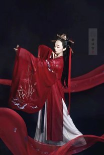 出租汉服古装大梦敦煌系列大袖衫齐胸襦裙七夕晚会服装表演租赁