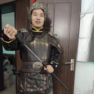 租古代将军统领盔甲铠甲元帅武将公司演出高校运动会入场领队租赁