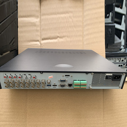 二手海康威视7916HQH-F4/N模拟同轴200w混合监控硬盘录像机16路4