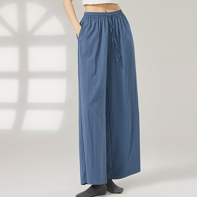 现代舞练功裤阔腿裤女2024新款宽松舞蹈生穿搭裤中国舞形体训练服