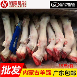 内蒙古羊蹄水退羊爪免洗羊蹄羊肉19/份清真绵羊脚广东顺丰包邮
