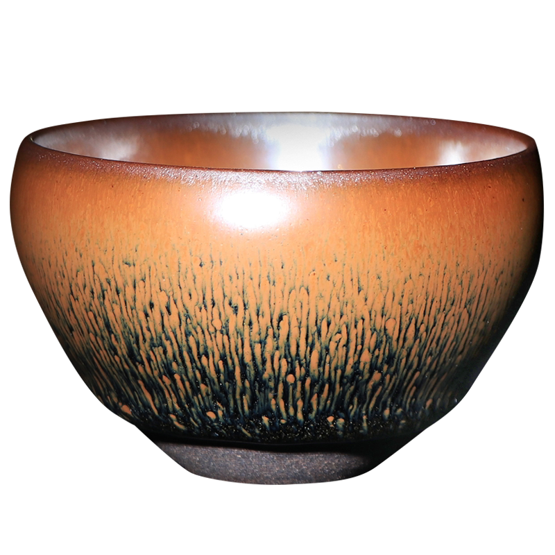 建盏茶盏茶杯油滴天目盏建阳功夫