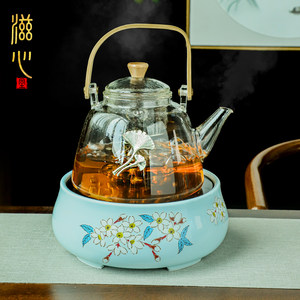 莺歌烧煮茶器电陶炉家用煮茶静音小型煮茶全自动烧花茶壶玻璃茶炉