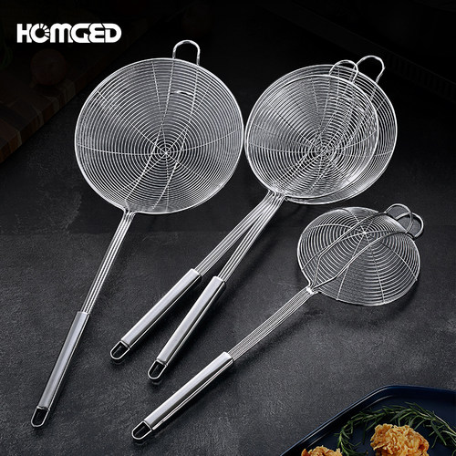 不锈钢油炸家用厨房网筛笊篱网漏