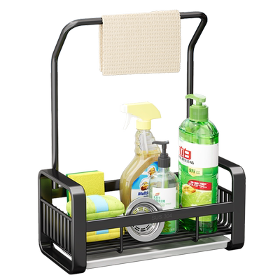 水槽沥水架水龙头抹布置物架