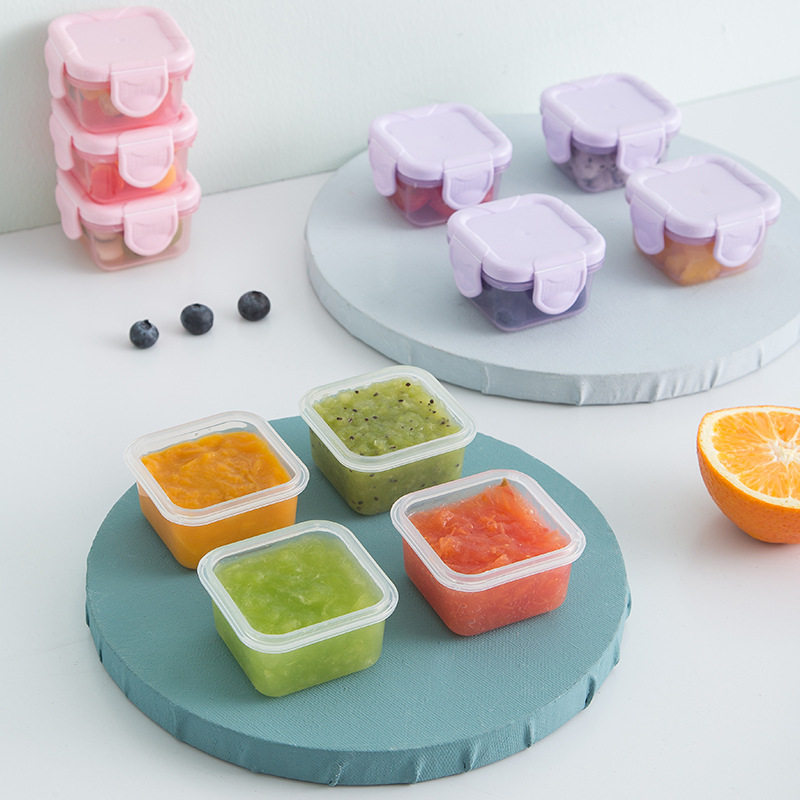 迷你食品级加厚密封分装保鲜盒