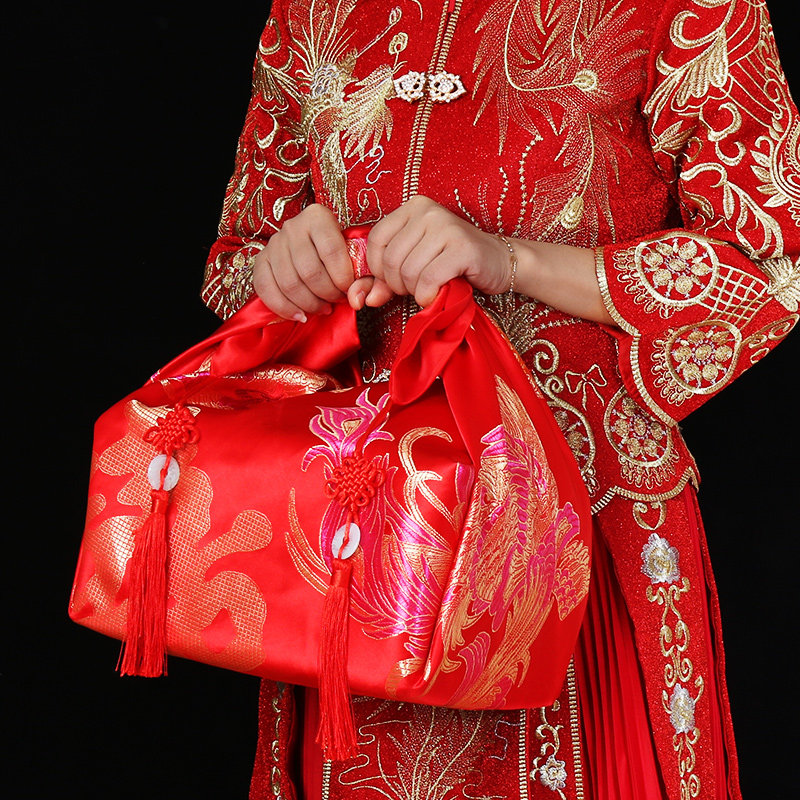 女方陪嫁中式婚庆风包袱皮