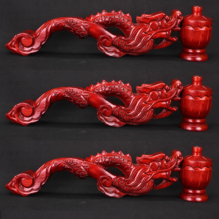 实木手炉树脂手炉水陆佛具寺院法器熏香用品雕刻大号龙头手炉