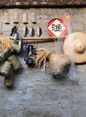 民宅农家乐火锅店渔村景点装饰品