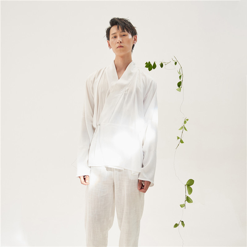 【镜水桐光】交领襦汉服日常百搭打底贴身里衣中衣男女装居家服