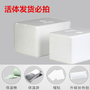 活体鱼水草保温袋包装泡沫箱购买活体运输 加热包保温箱暖包 冰袋