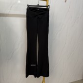 女高腰喇叭裤 女神2米大长腿显瘦显气质显身材裸感黑色瑜伽健身裤