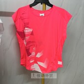 运动短袖 T恤训练健身服排汗跑步服 速干透气无袖 女夏季 宽松罩衫