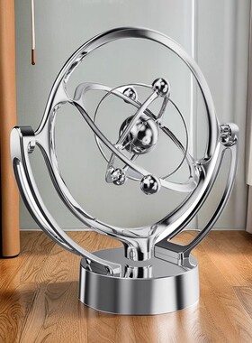创意混沌摆件永动机永动仪撞球磁悬浮科技摇摆器桌面摆件