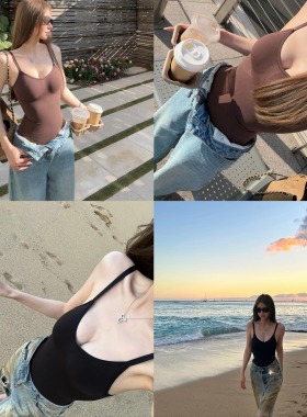 NINASTUDIO【加州辣妹】sk1m升级*折角腰塑身衣/连体衣bodysuit